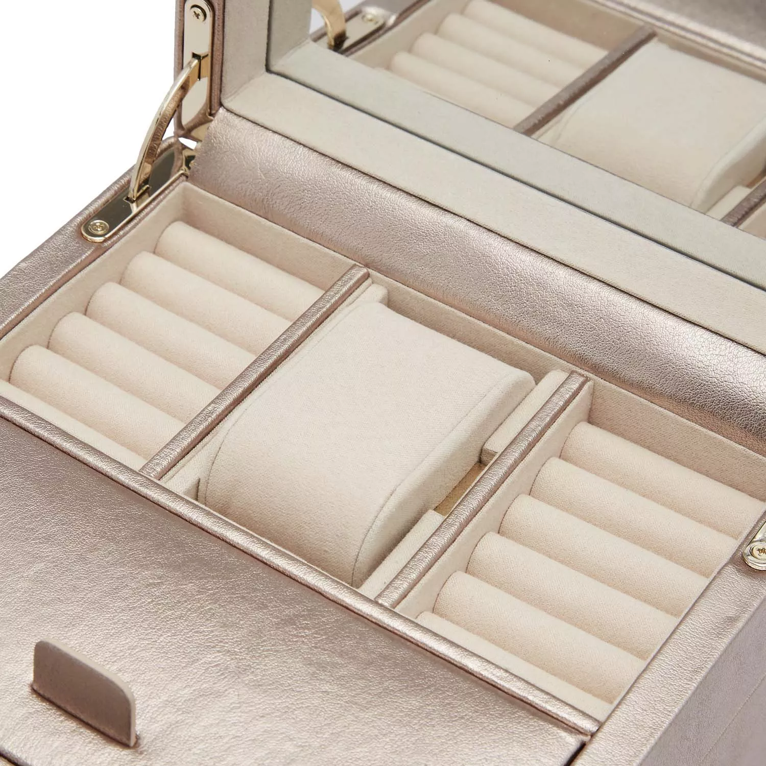 Wolf Palermo Watch Winder 1 ur Beige Læder 213716