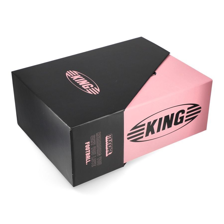 PUMA King Top X Mundial FG/AG - Noir/Blanc/Poison Pink