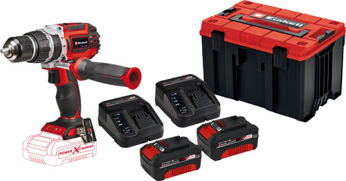 Einhell TP-CD 18/60 Li-i BL Solo 4,0 Ah Accu (2x) E-Case M Starterspakket