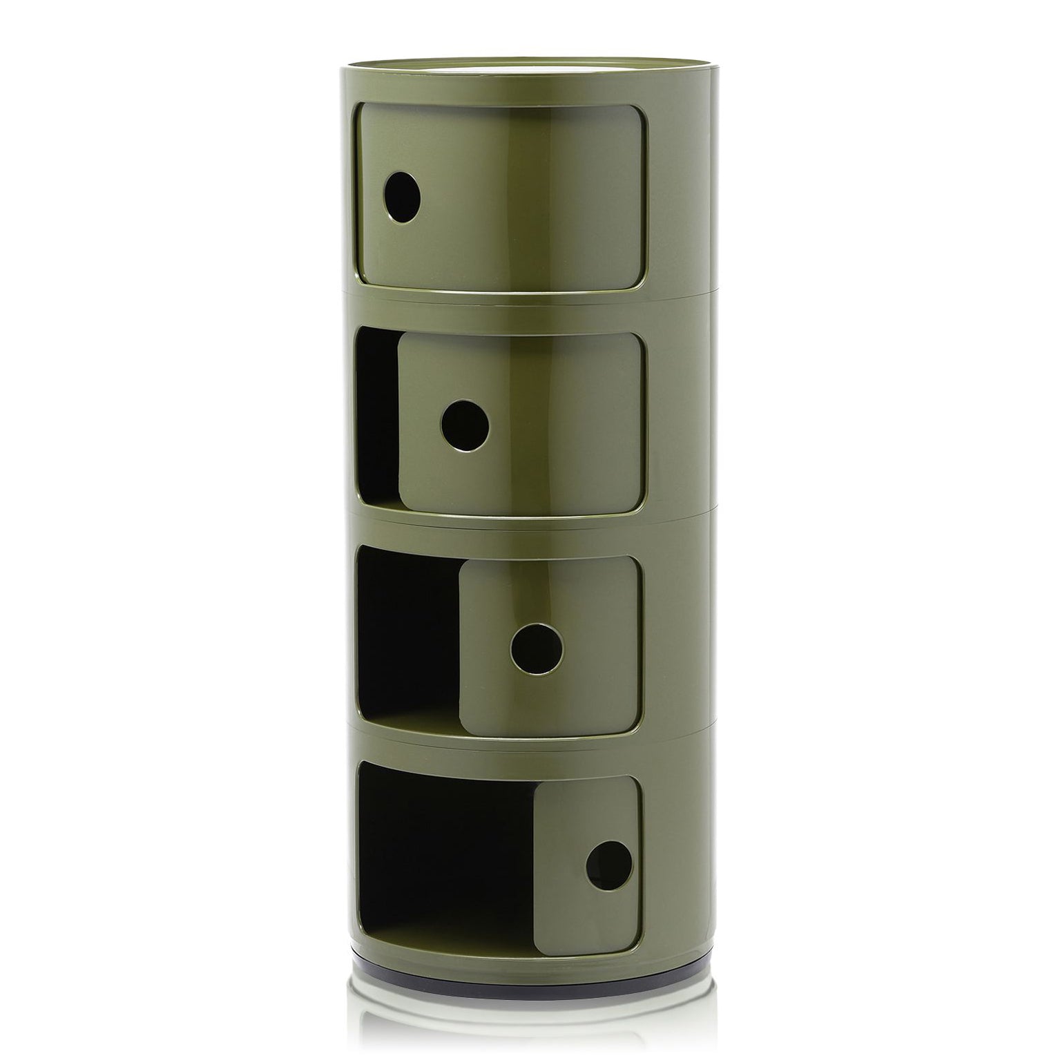 Kartell Componibili Kast Ã 32 cm - 4 Modules - Mosgroen