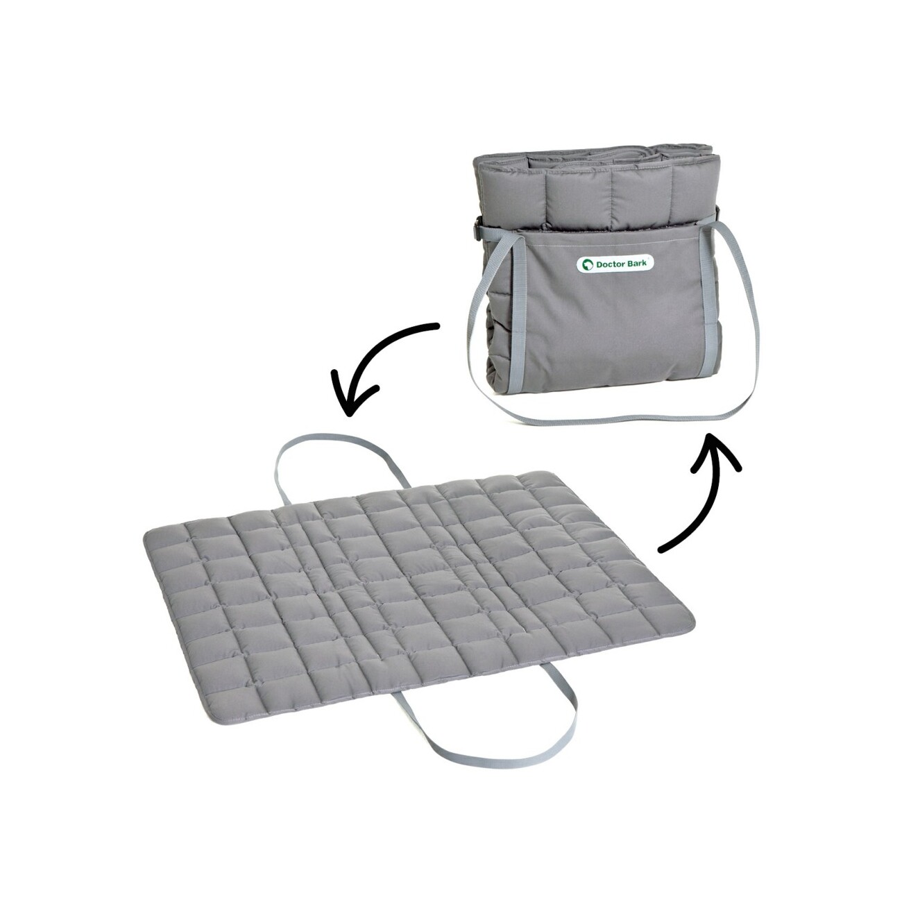 Doctor Bark Travel Bag hellgrau L