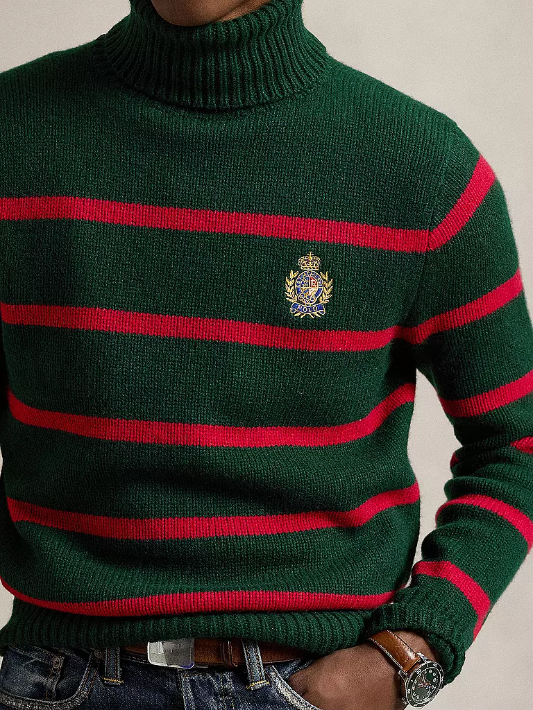 POLO RALPH LAUREN Rollkragenpullover grün