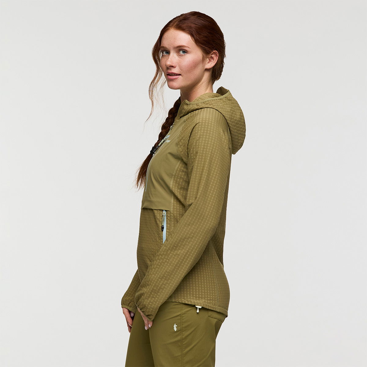 Cotopaxi Yermo Hooded Softshell, dame (Moss)