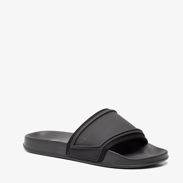 Heren badslippers zwart