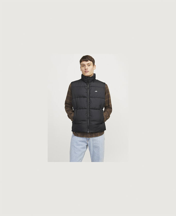JJ-REBEL JREBREBEL LOGO BODYWARMER Sort