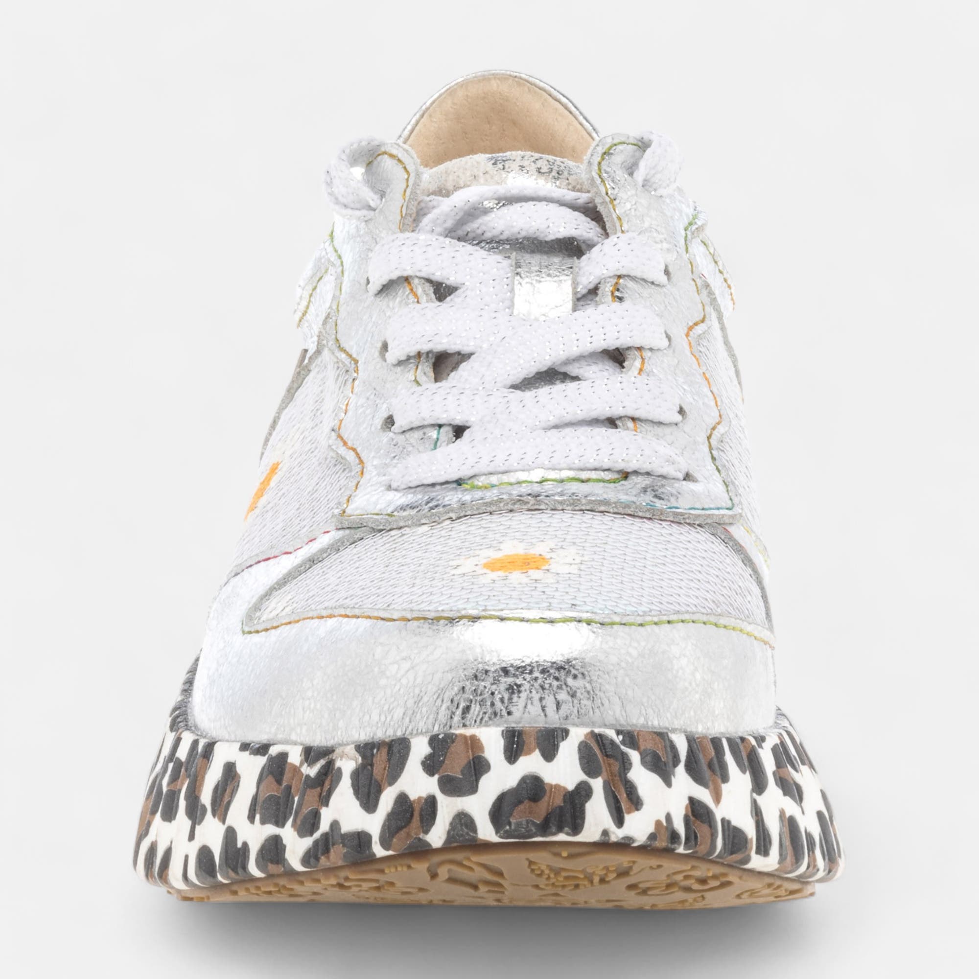 Baskets basses Femme argent