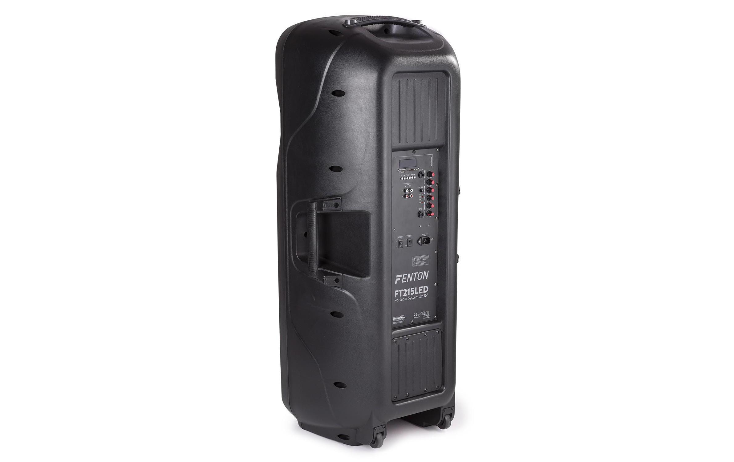 FENTON Lautsprecher »FT215LED Aktiv Trolley-Speaker« ( )