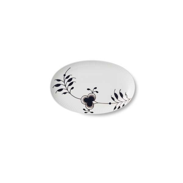 Royal Copenhagen  Sort Mega riflet asiette - 23 cm.