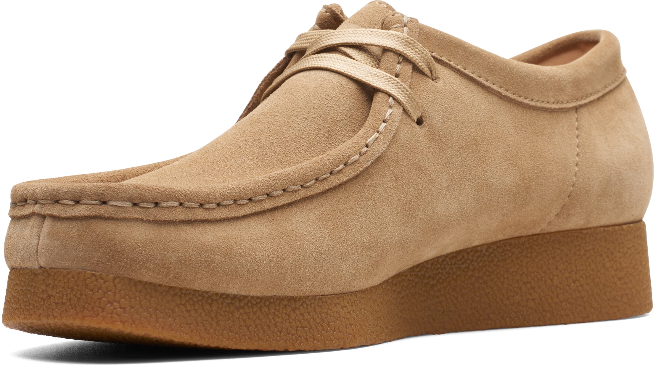 Clarks  Wallabee Evosh sko - Dark Sand Suede
