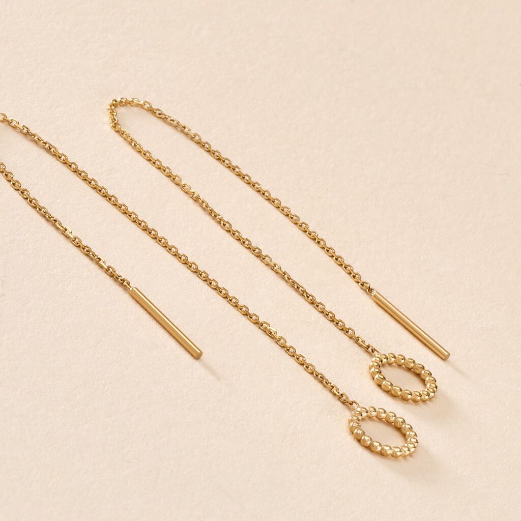 Boucles D'oreilles Pendantes Albya Or Jaune