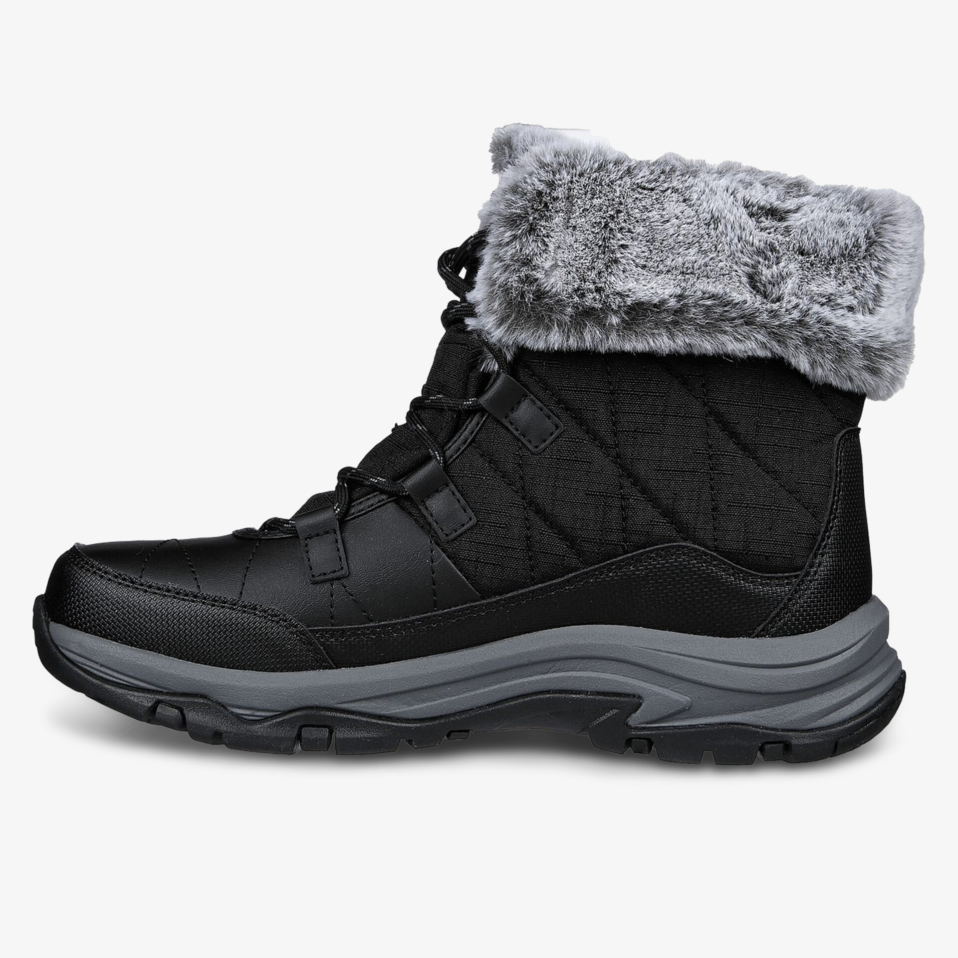 SKECHERS TREGO WINTER FEELINGS Damen Winter Boots schwarz