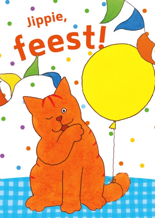 Dikkie Dik maakt zich klaar voor het feestje