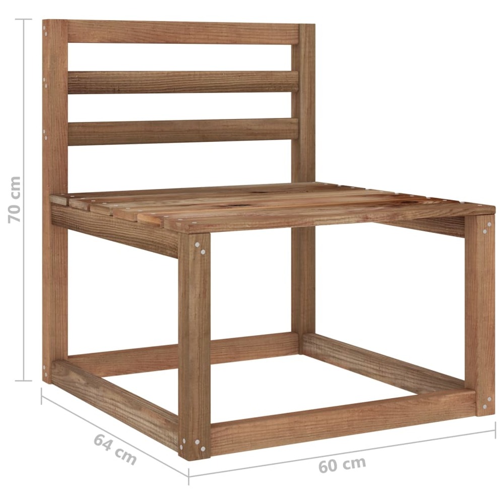 Salon de jardin meuble d'extérieur ensemble de mobilier 6 pièces avec coussins vert vif