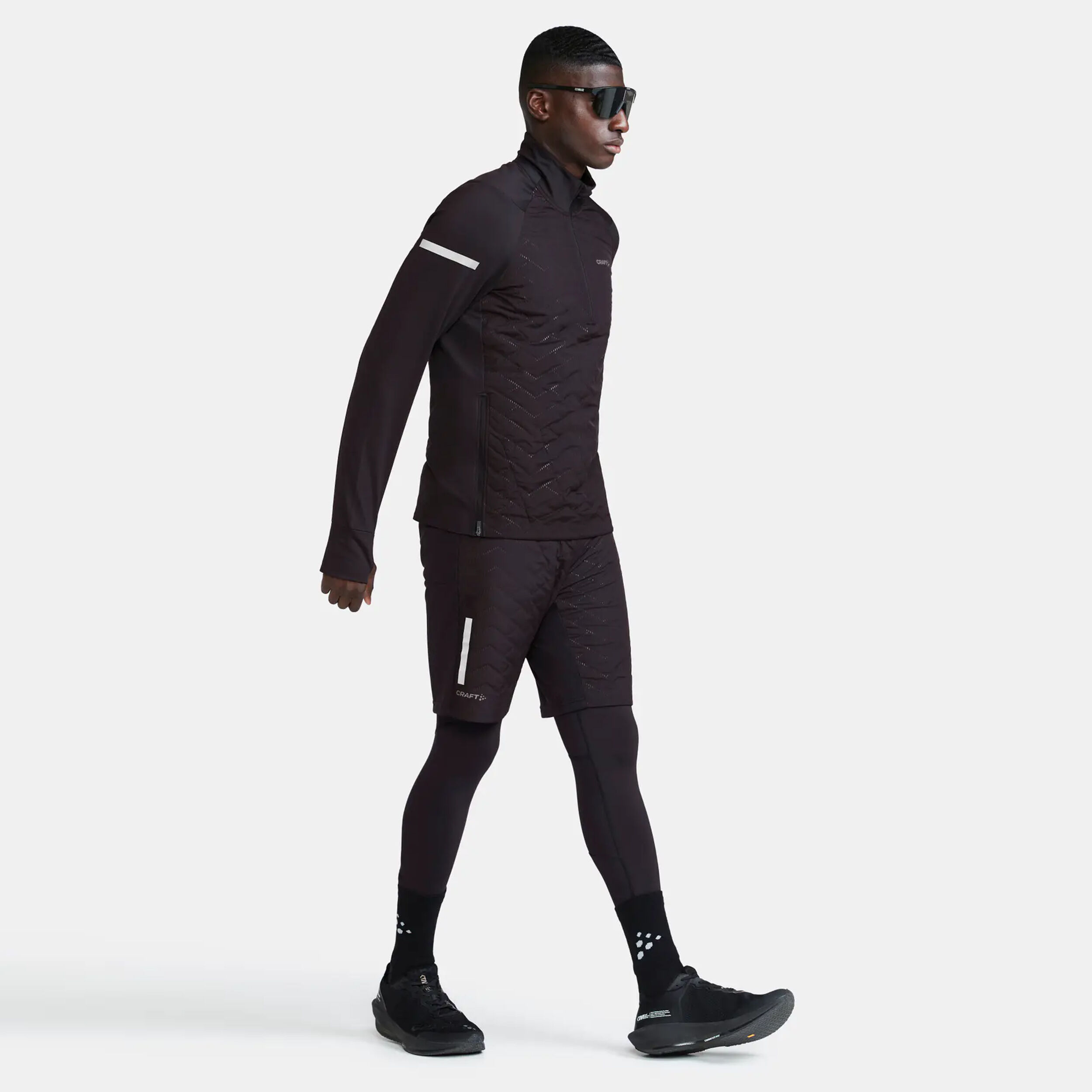 Craft ADV SUBZ 3 Short De Running Hommes - Noir