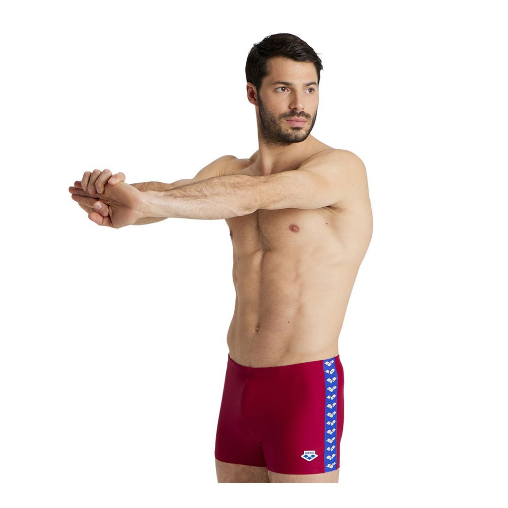 Arena ICONS - Boxer de bain Homme burgundy