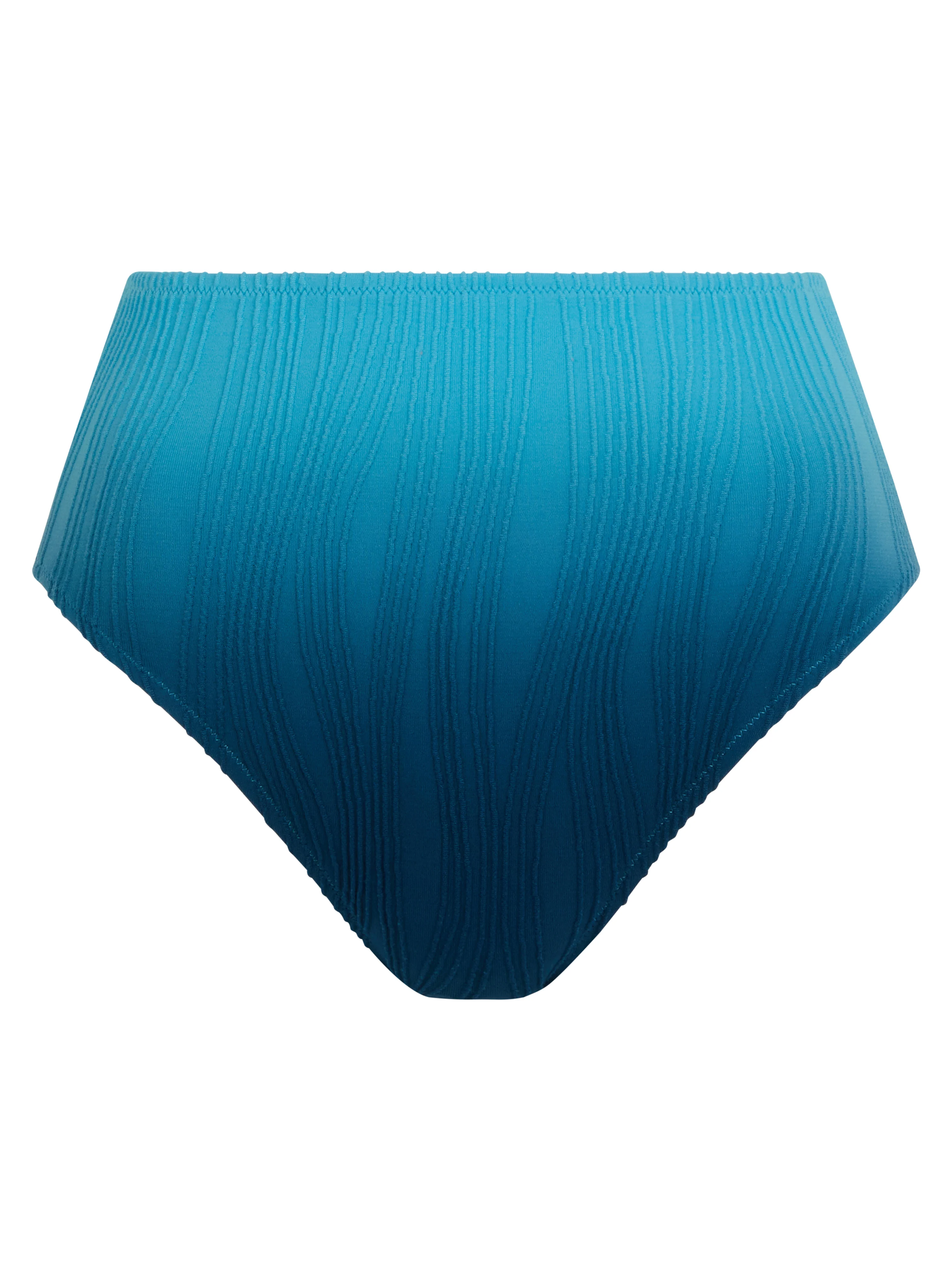 SWIM ONE SIZE - Bas de maillot de bain culotte taille haute | Bleu