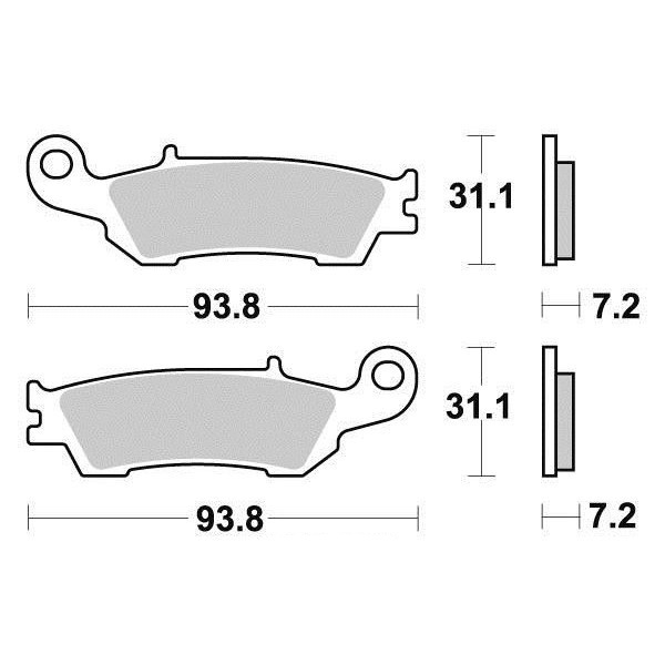 Sifam - Plaquettes de frein S1290N