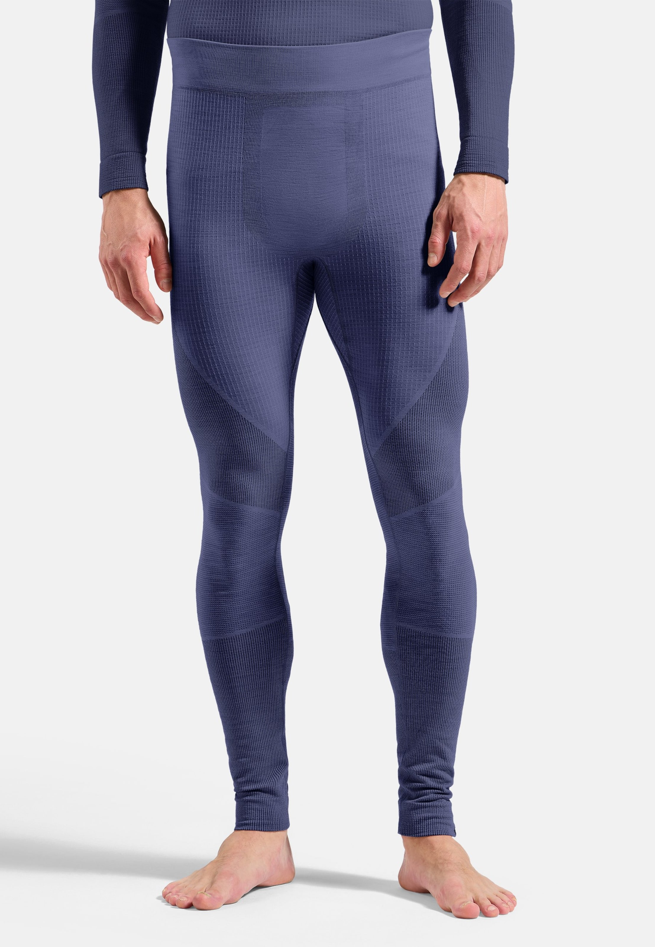 Lange Seamless Performance Wool Funktionstights in Skipper Blue