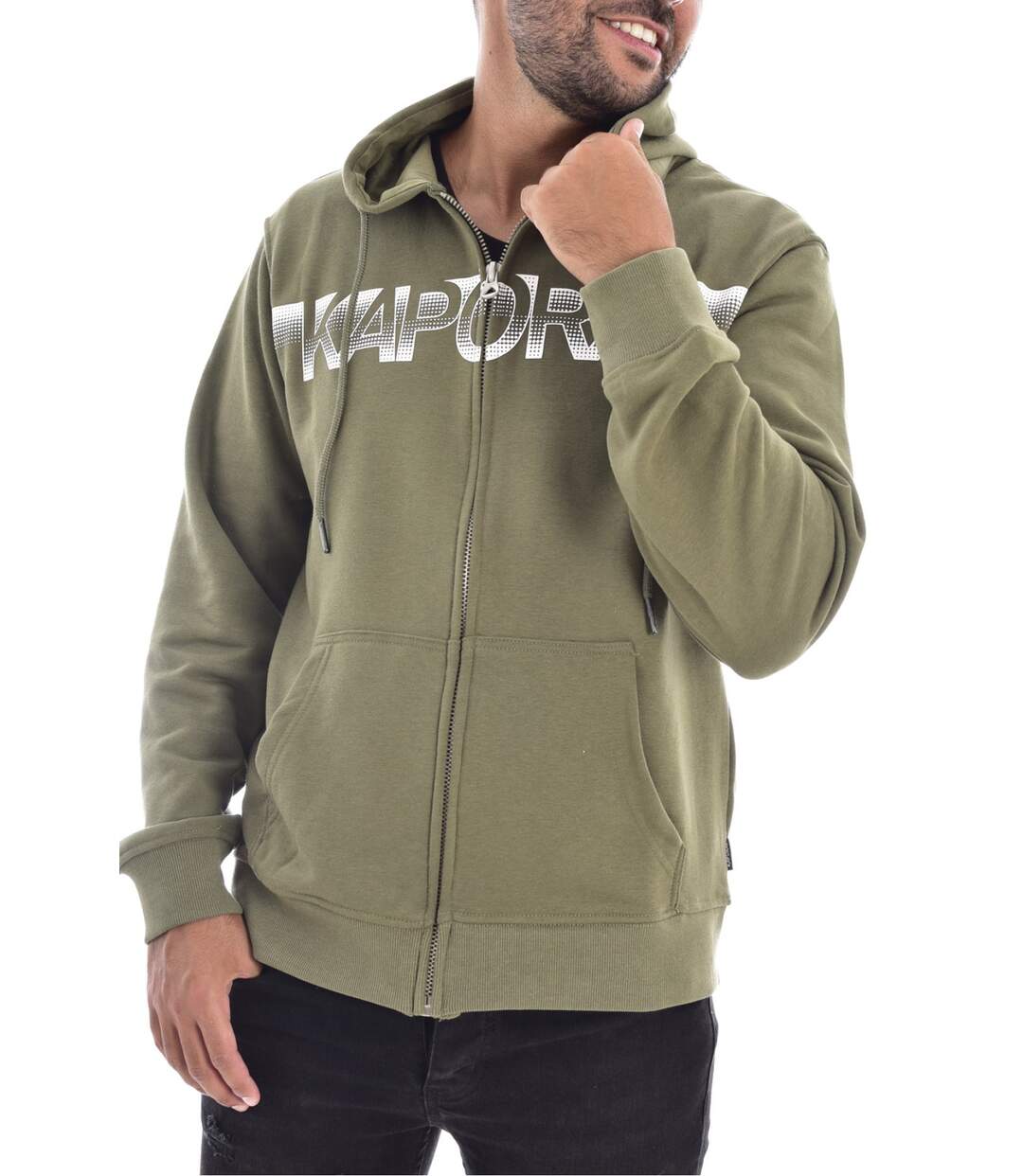 Sweat zippé à capuche  -  Kaporal - Homme