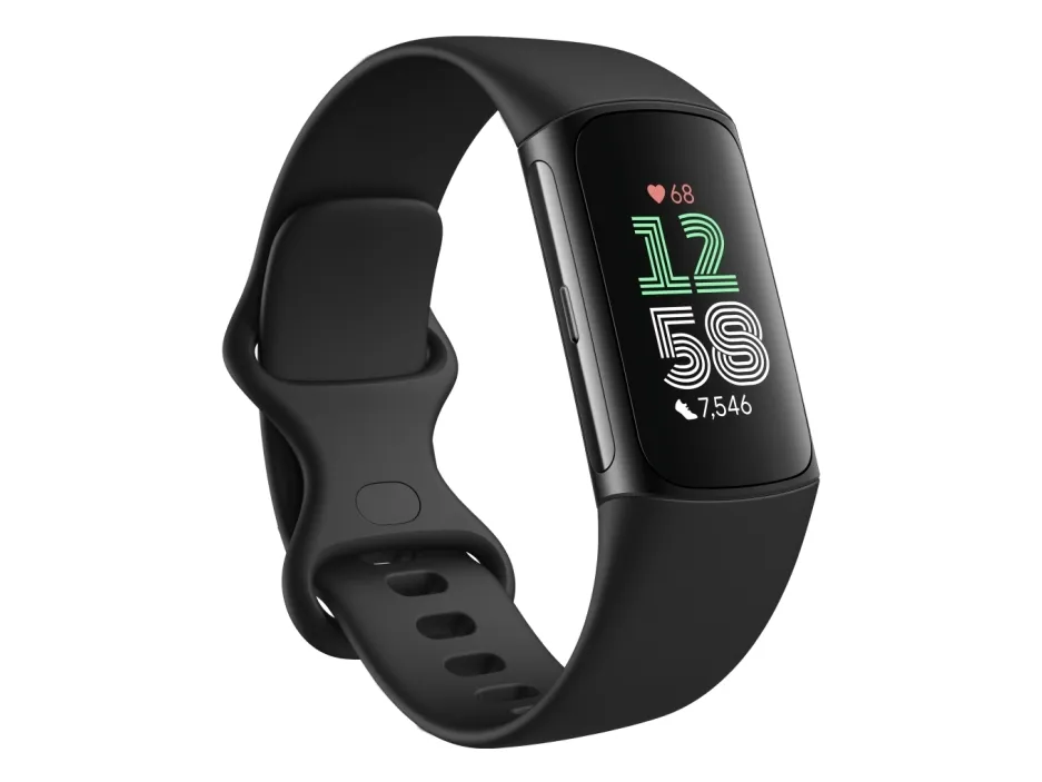 Fitbit Charge 6 - Champagne-guldaluminium - aktivitetssporer med uendelighedsbånd - silikone - koral - Bluetooth, NFC