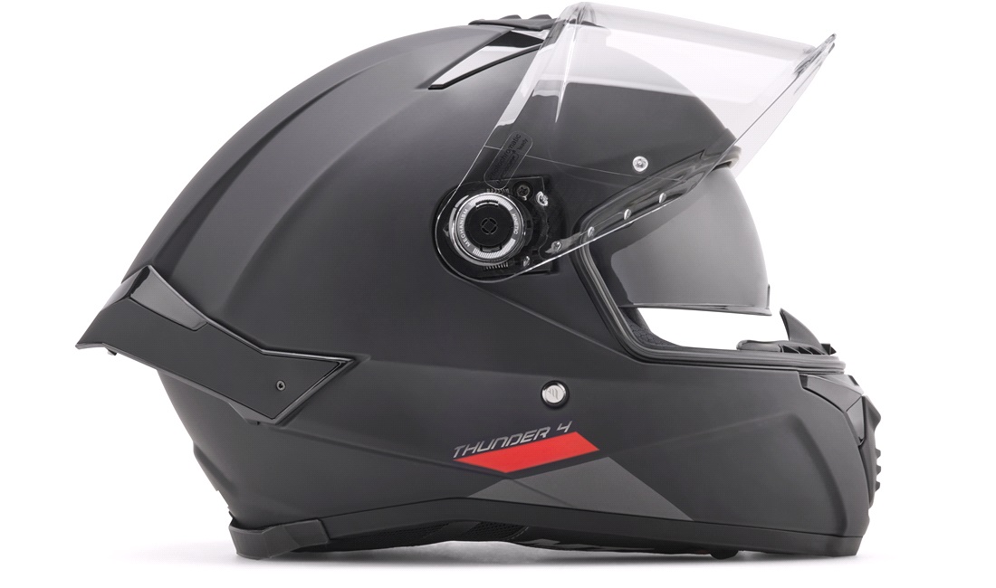 Styrthjelm fullface MT Thunder 4 SV matsort str. L