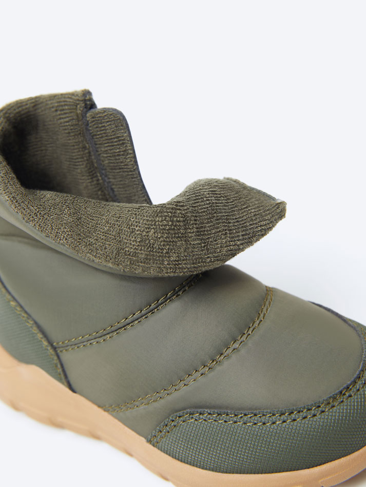 Bota acolchoada - Verde