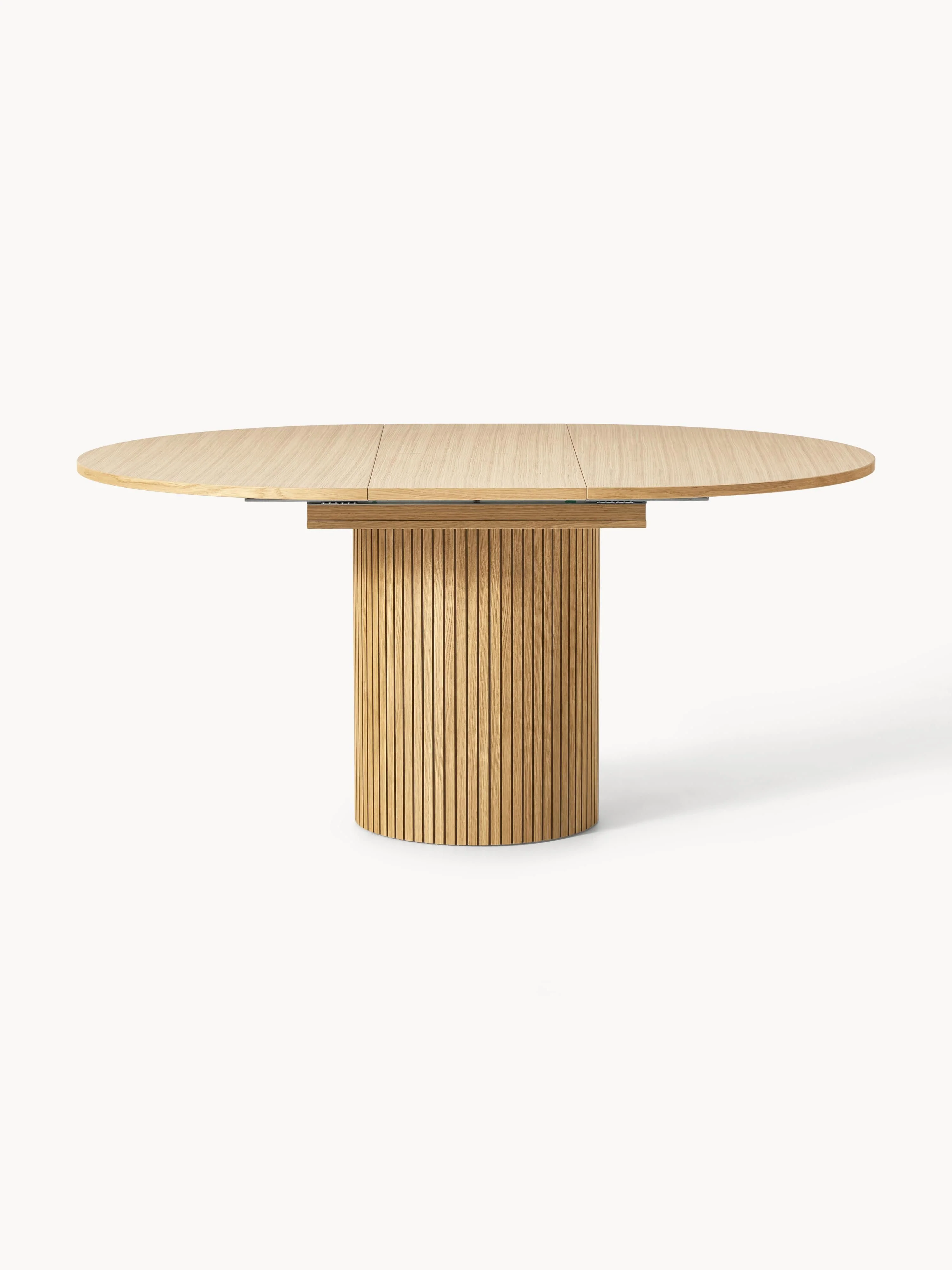 Uitschuifbare eettafel Filo met groefstructuur, in verschillende formaten