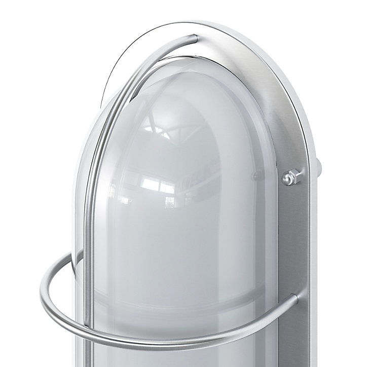 Applique murale oval Vallen E27 IP44 GoodHome chrome