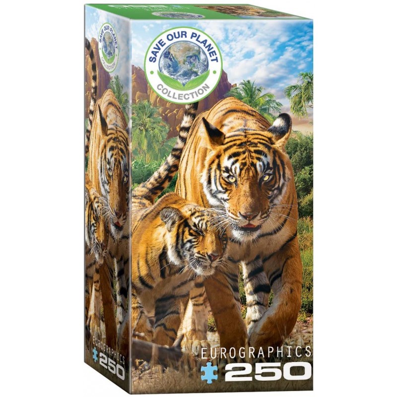 Puzzle 250 pièces - Save our Planet Collection - Tigres