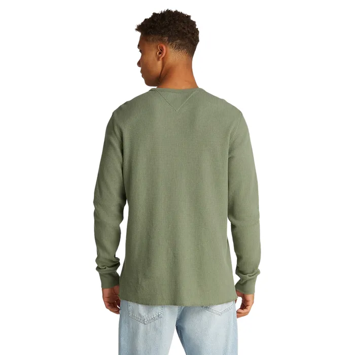 Tommy Hilfiger Slim Waffle Longsleeve Shirt Heren
