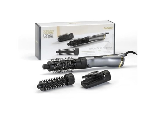 BABYLISS - Brosse soufflante titanium gold - - as85te - 800 w