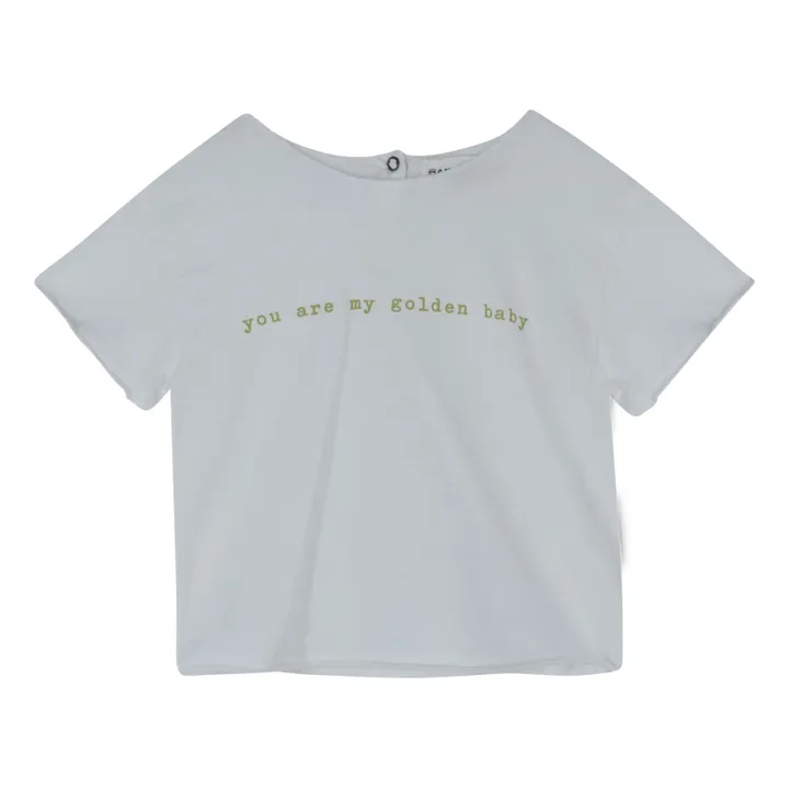 Babe & Tess T-Shirt Gold | Blanc