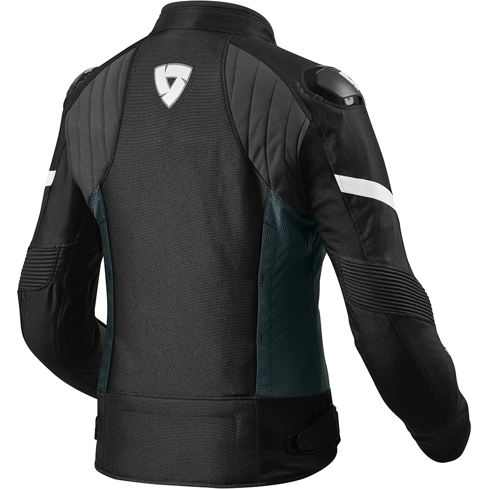 Rev'it - Blouson Arc H2O Ladies Noir / Blanc / Bleu