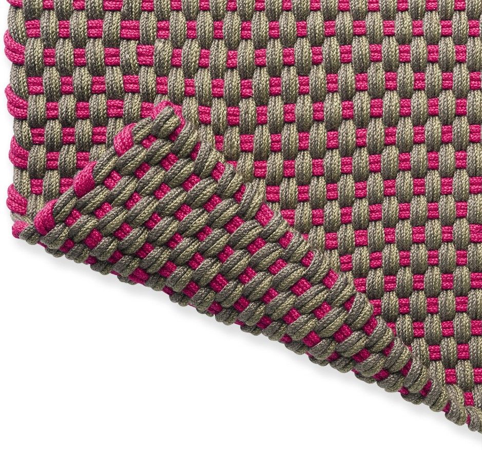 Vloerkleed Tricolore Thyme Grey Pink 496904 Lace  | Brink & Campman