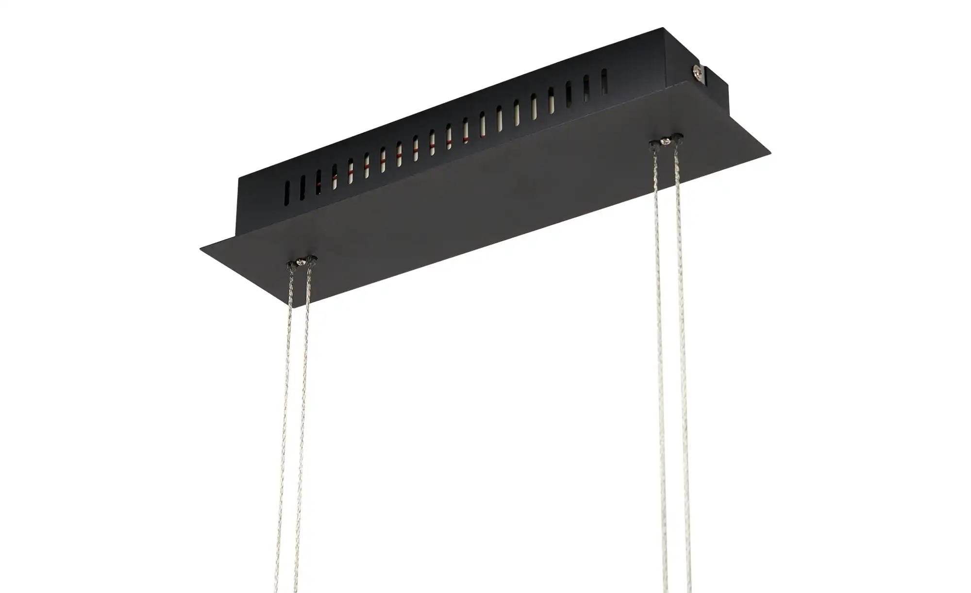 Fischer-Honsel Pendelleuchte, 1-flammig, schwarz/ Rauchglas
