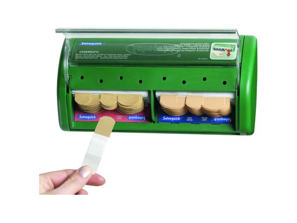 Cederroth Salvequick Pflasterspender 40 x Textil, 45 x Kuns Wundpflaster