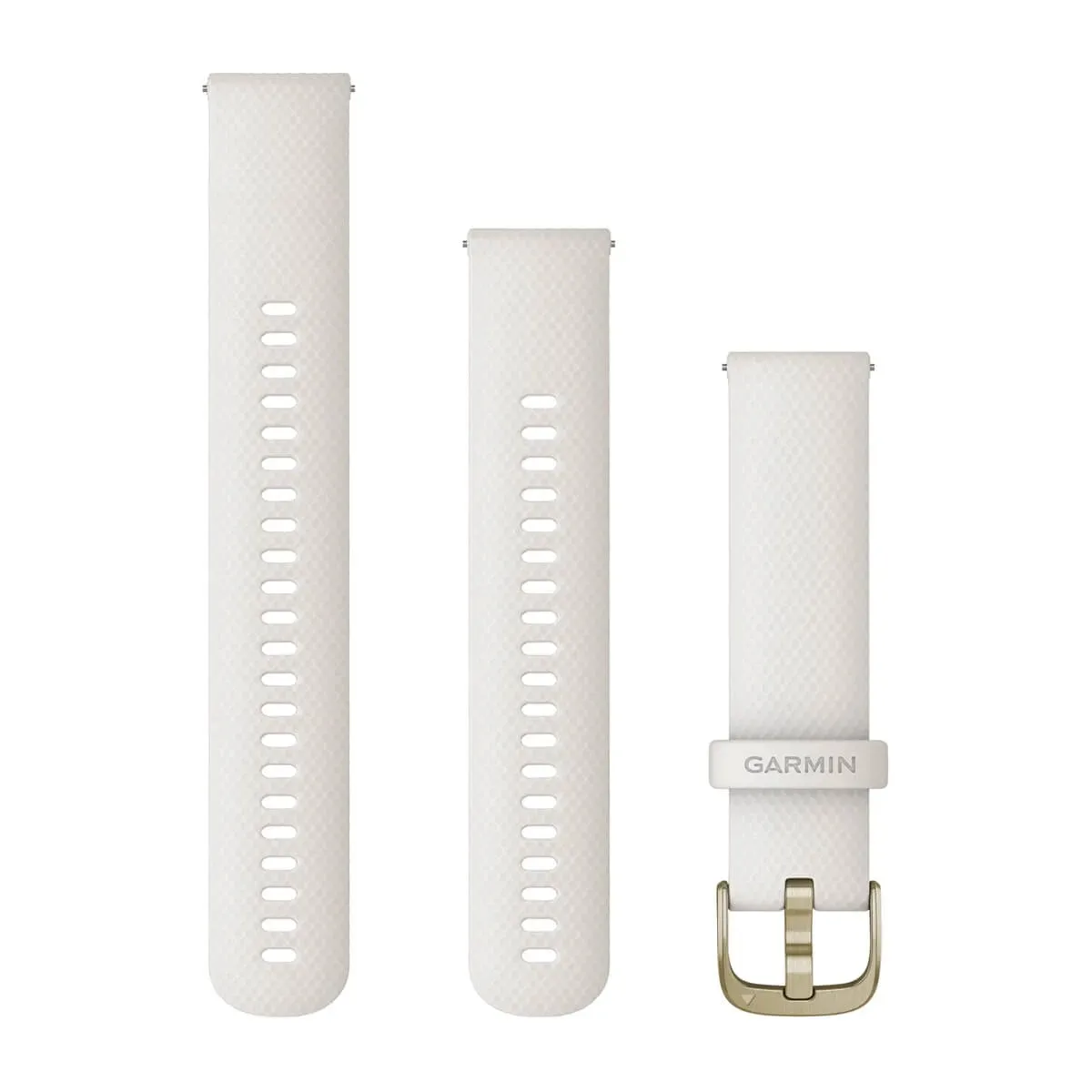 Garmin Acc, Venu 2 Plus, 20mm Band, White + Cream Gold Nocolour