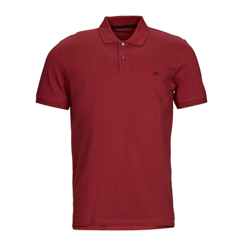 Selected - SLHAZE SS POLO - Bordeaux
