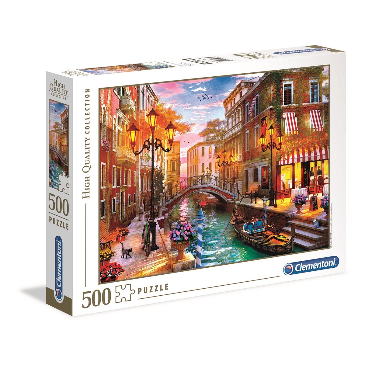 Puzzle 500 pièces : Coucher de soleil à Venise
