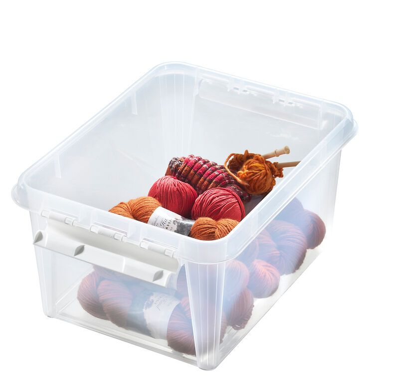 SMARTSTORE Aufbewahrungsbox - Transparent / B: 39.0 cm x T: 50.0 cm x H: 26.0 cm