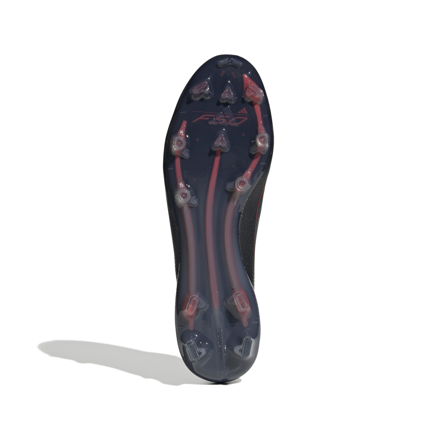 Adidas F50 Elite Gras Voetbalschoenen (FG) Zwart Rood Zilver