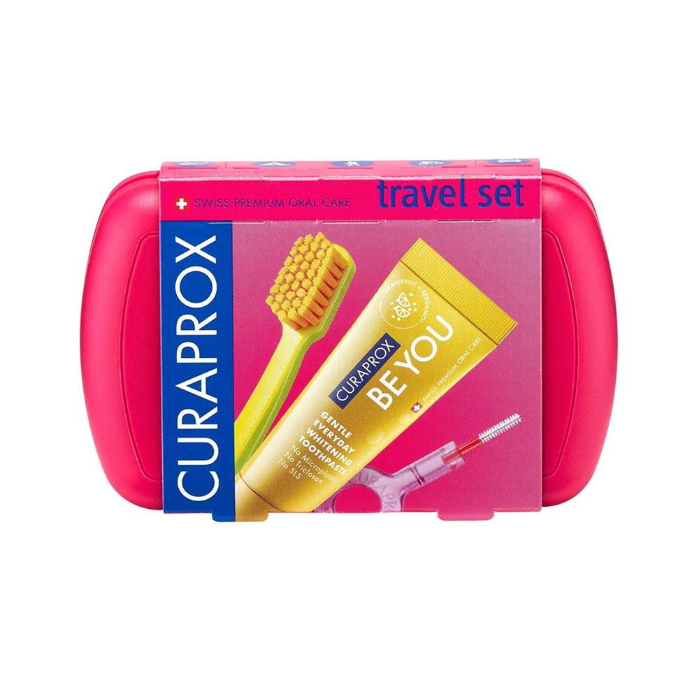 CURAPROX Travel Set magenta 1 Stk