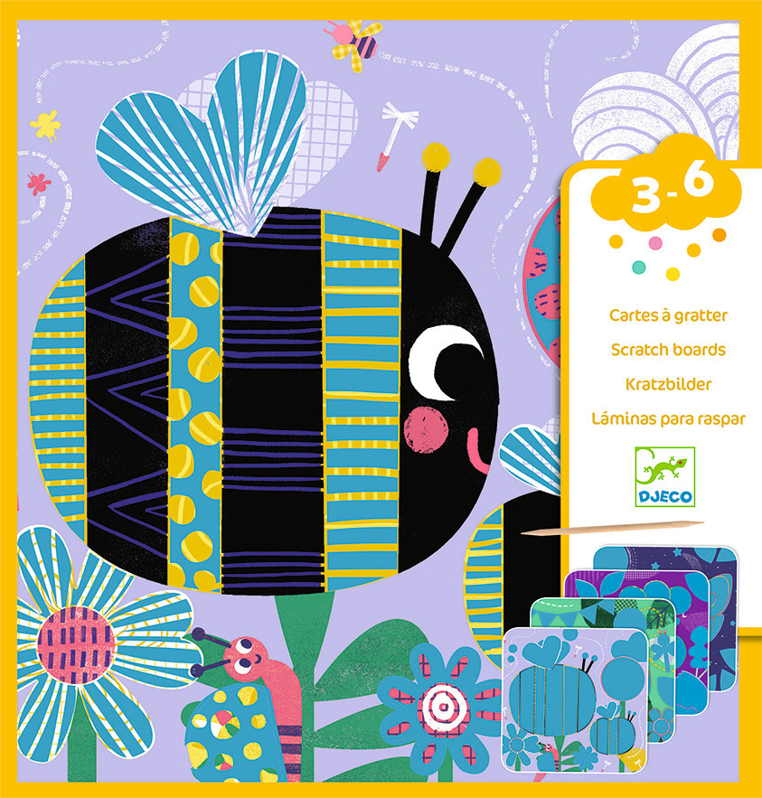 Djeco Djeco kraskaarten allemaal beestjes dj09092