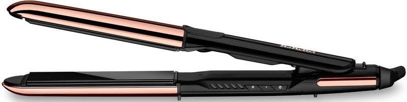 BaByliss - Straight & Curl Brilliance Titanium - Stijltang - 2 in 1 - Extra Lange Platen 28mm
