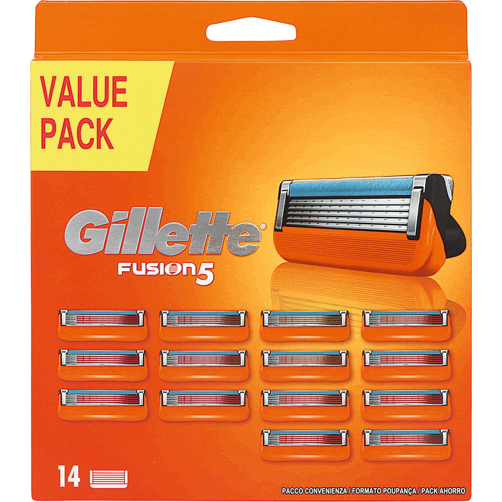 Gillette Rasierklingen Fusion 5 14 Stück