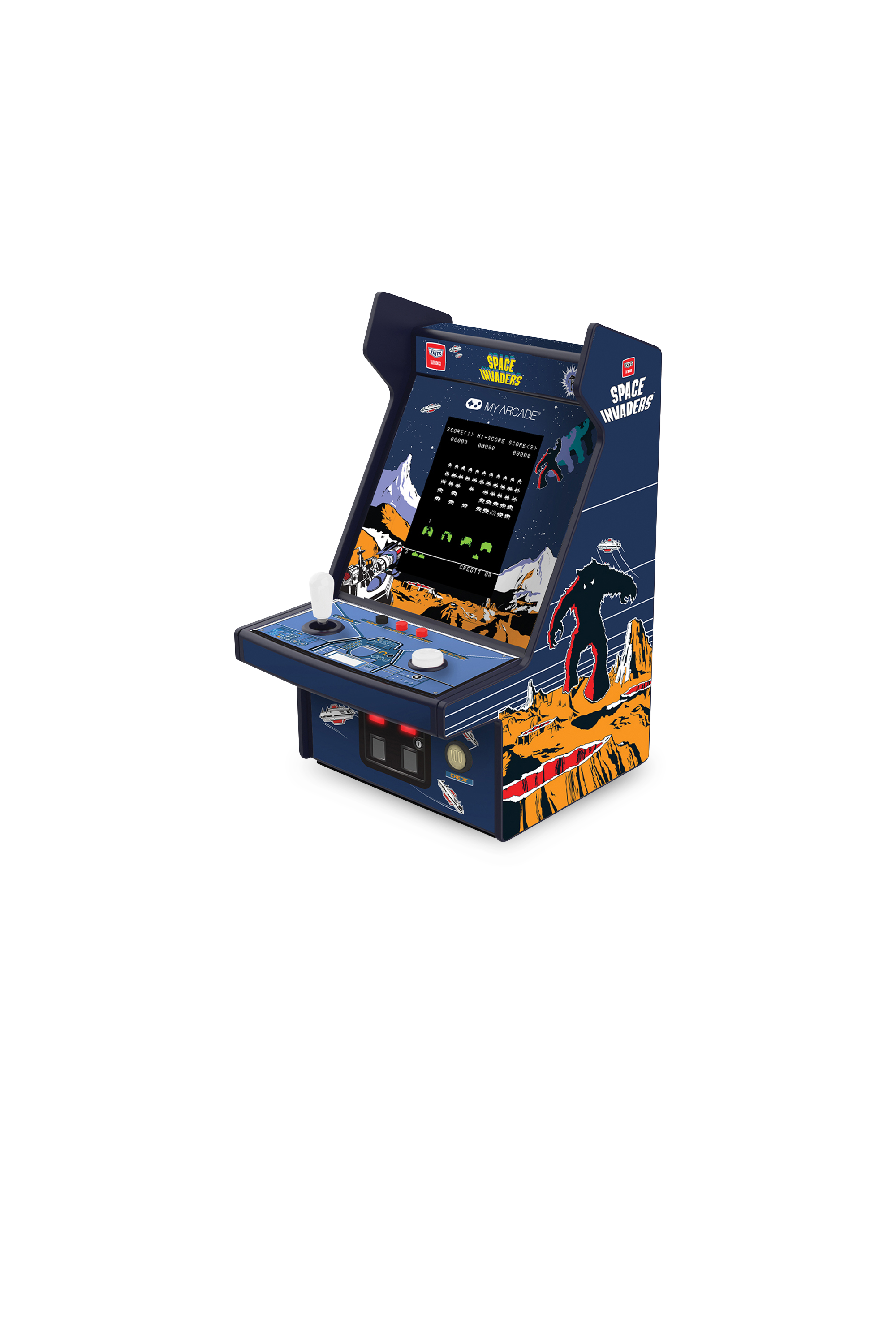 MY ARCADE Jeu Micro Player 6.75'' MyArcade SPACE INVADERS Multicolore