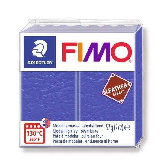 Pâte Fimo Effect cuir 57g indigo