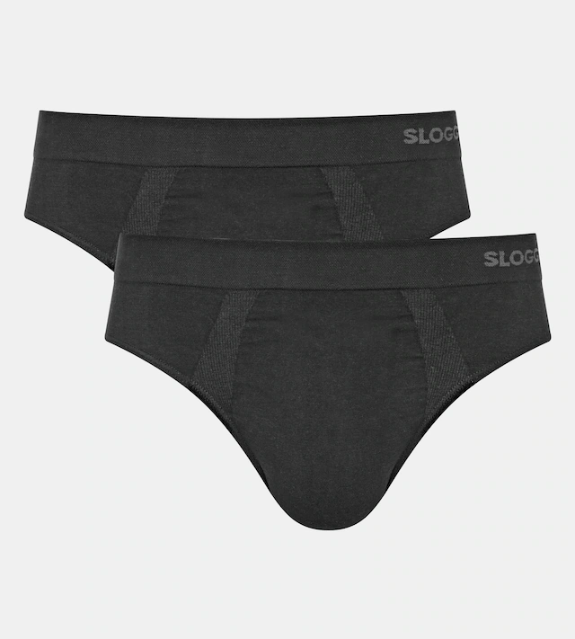sloggi Slip »Men GO Smooth«, 2 nahtlos, atmungsaktiv, Baumwollmix, ohne Eingriff, elastisch