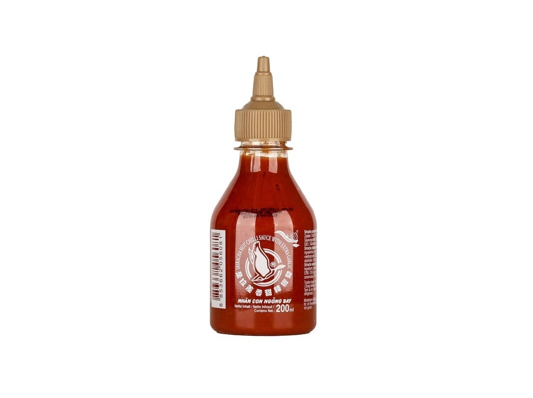 MOLHO SRIRACHA FLYING GOOSE CHILLI ALHO 200ML