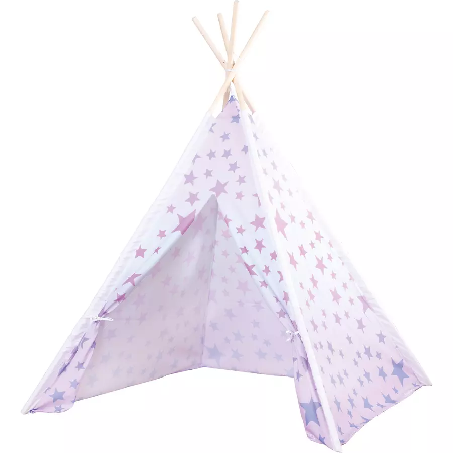John® Tipi aus Holz Stars, in Tragetasche
